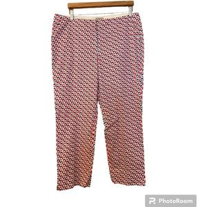 Armani Collezioni Patterned Pant Red White Blue